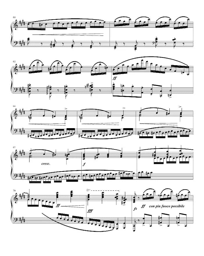 肖邦练习曲op10.4