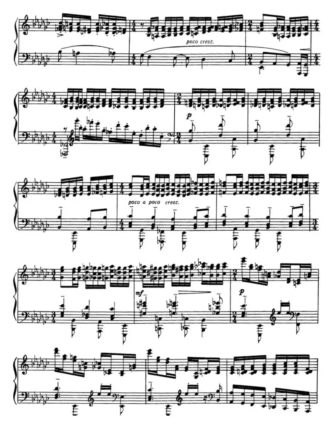 拉赫玛尼诺夫 音画练习曲15或16 Etudes tableaux Op.39 No.7