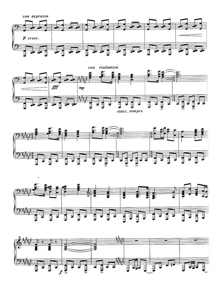 序曲与舞曲（第二部分）