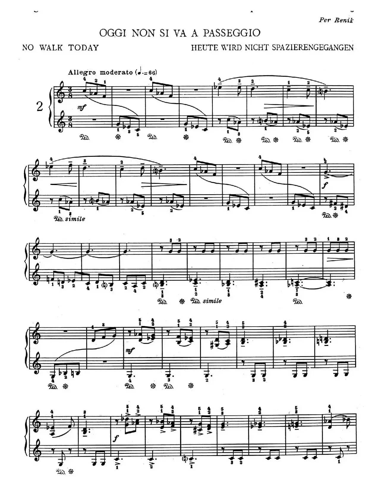 Children's Album Book 1 Op.62（儿童钢琴曲集·2）