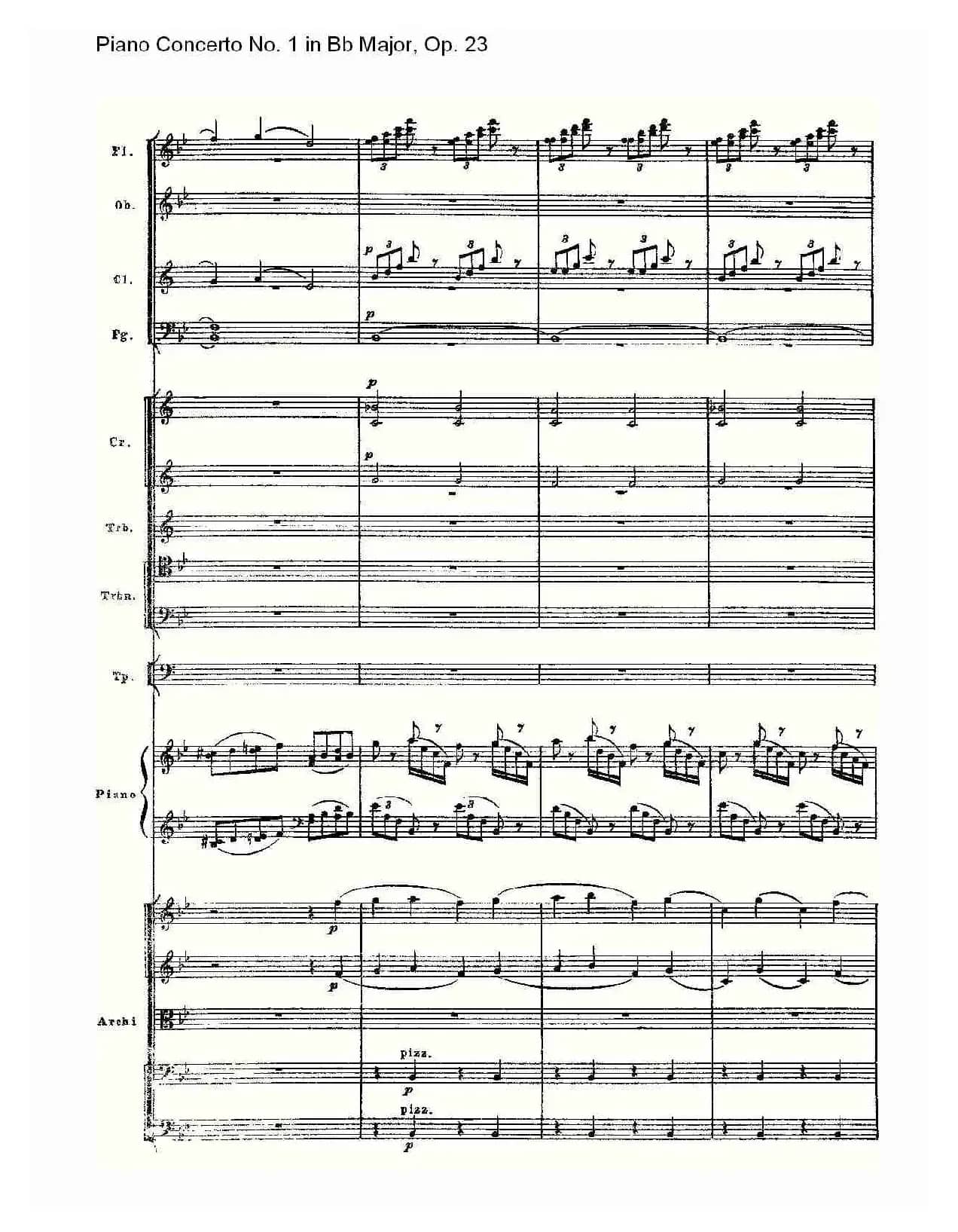 Bb大调第一钢琴协奏曲,Op.23第一乐章第二部（二）