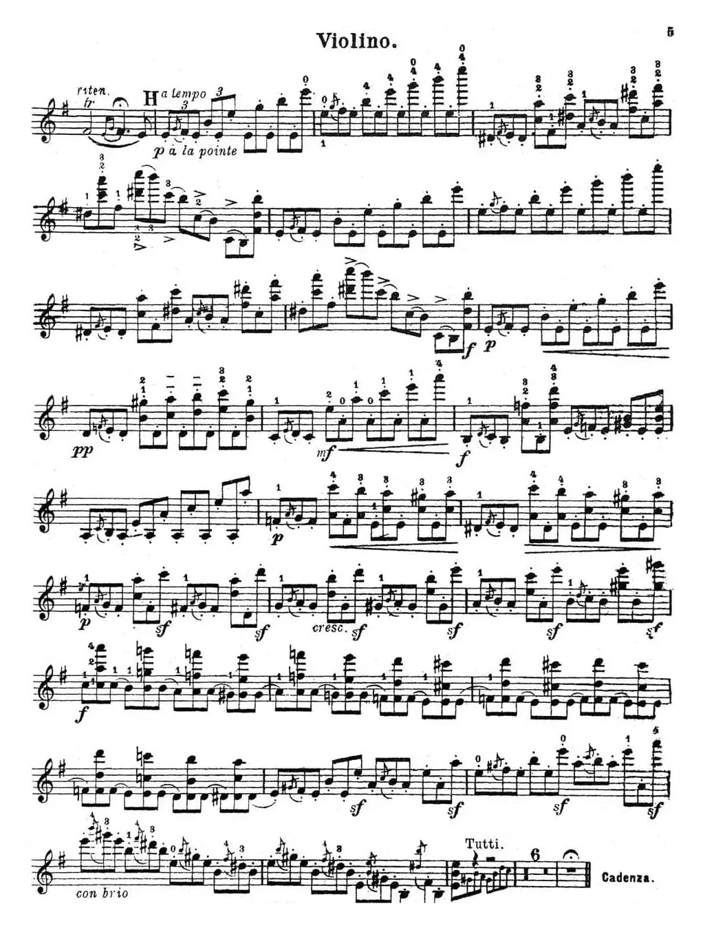 Violin Concerto in A minor No.5 Op.37