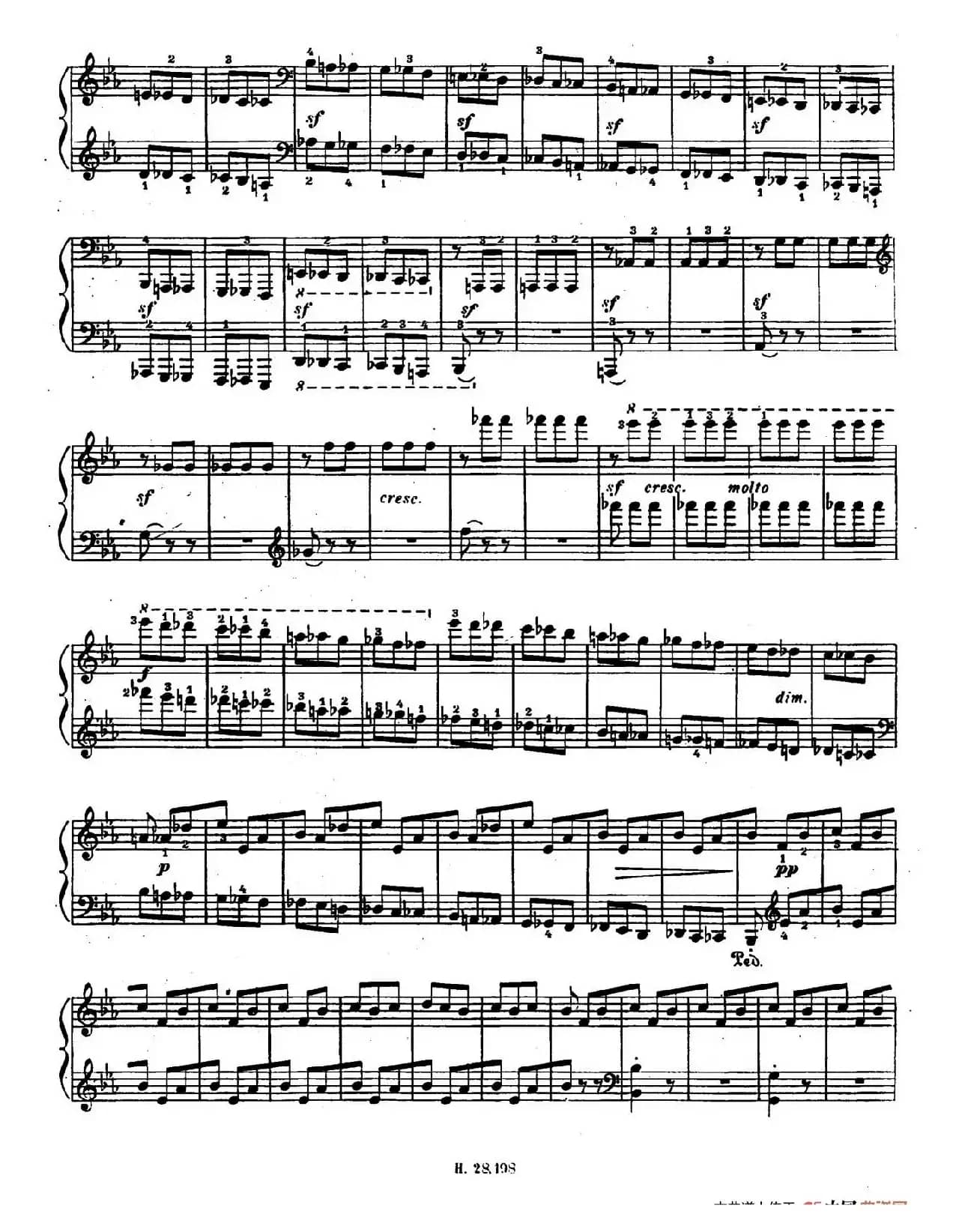 Ten Bagatelles Op.5（10首小品·7. 降E大调）