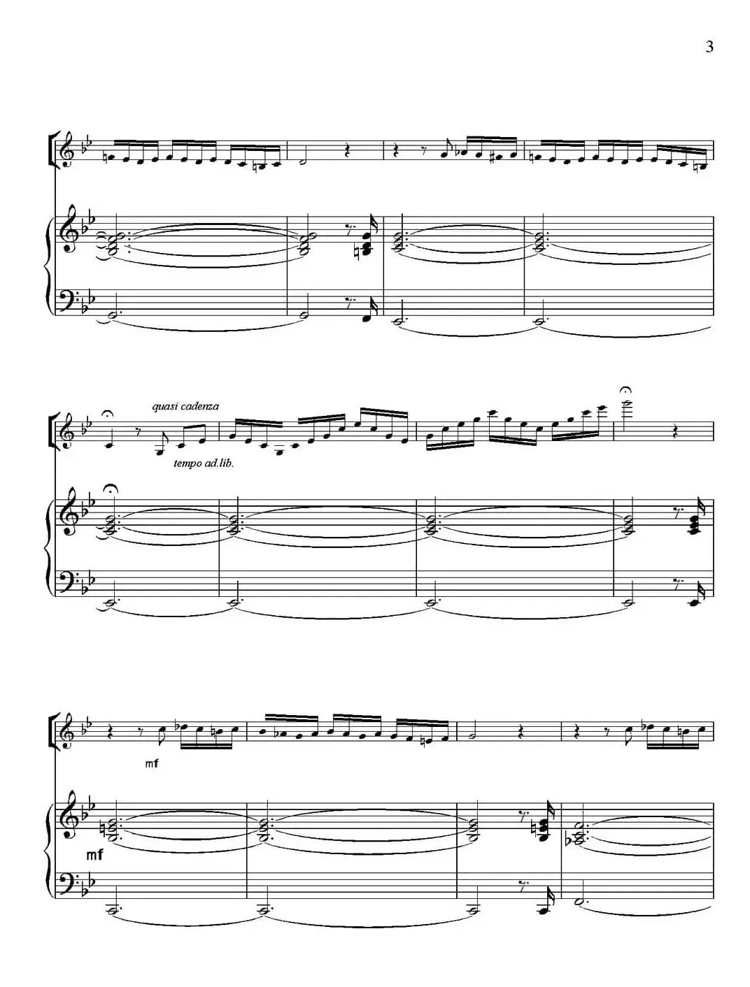 Adagio for Strings & Organ（柔板）（小提琴+钢琴伴奏）