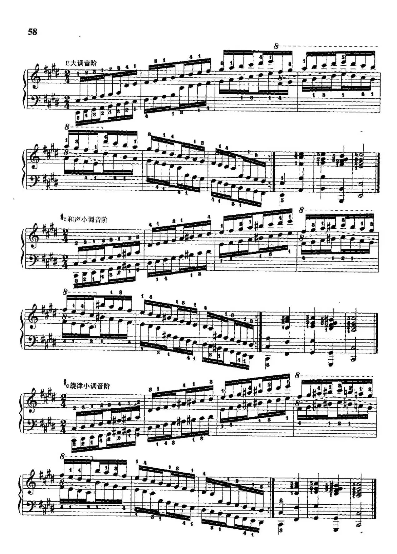 哈农钢琴练指法（第二部分·39）