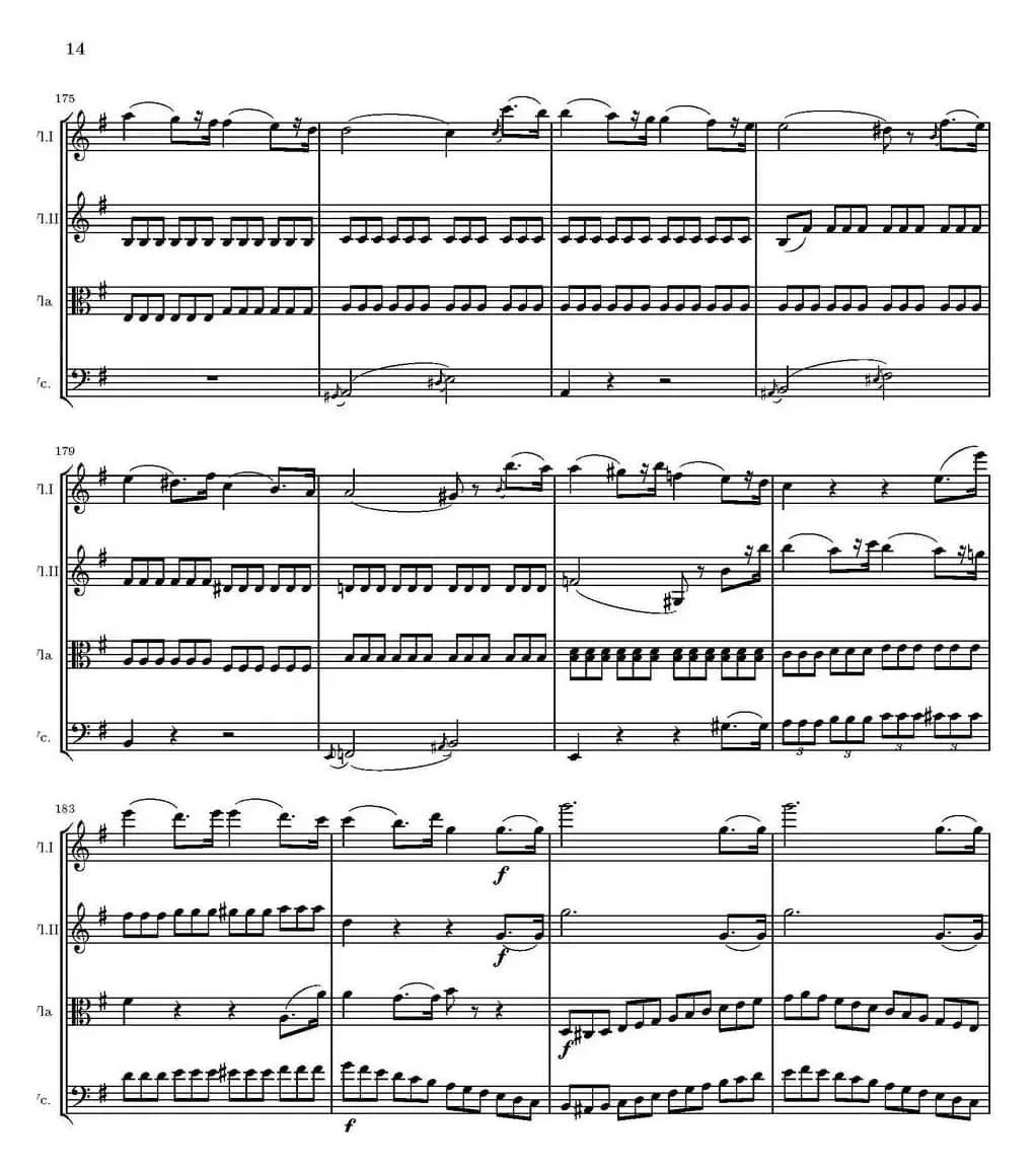 String Quartet nr.18 in E minor（E小调弦乐四重奏、P1-15）