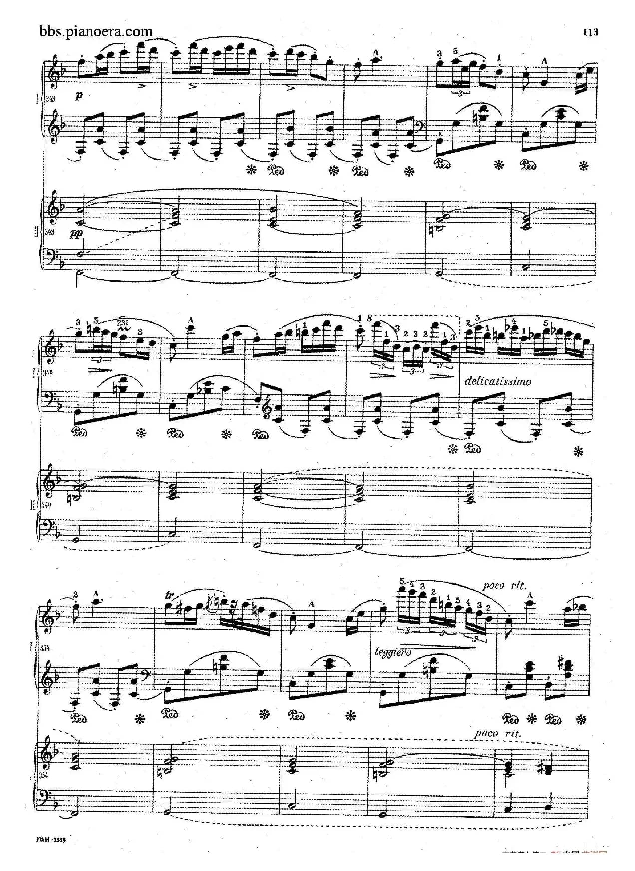 Krakowiak Grand Rondo de Concert Op.14(克拉科维克音乐会用大回旋曲·双钢琴版)