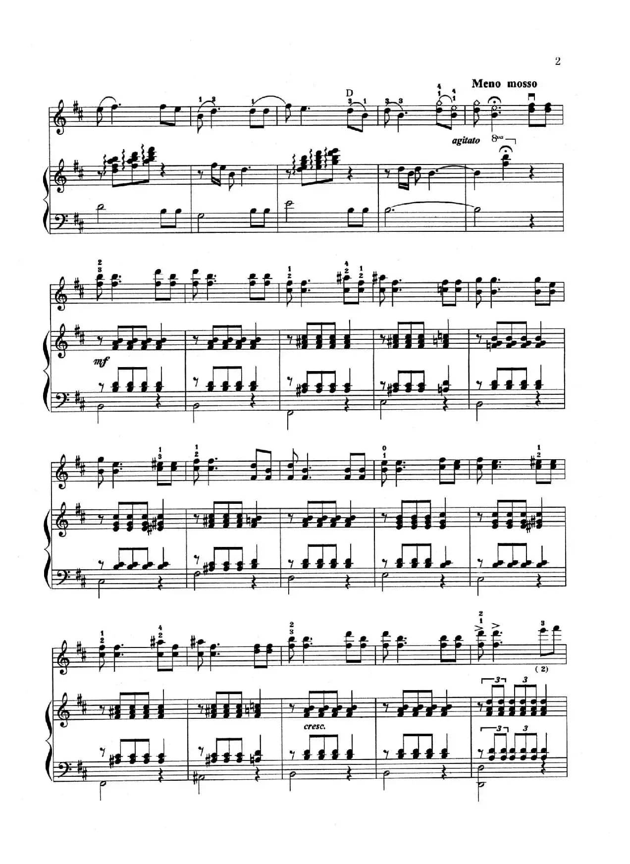 翻身的牧童（小提琴+钢琴伴奏）