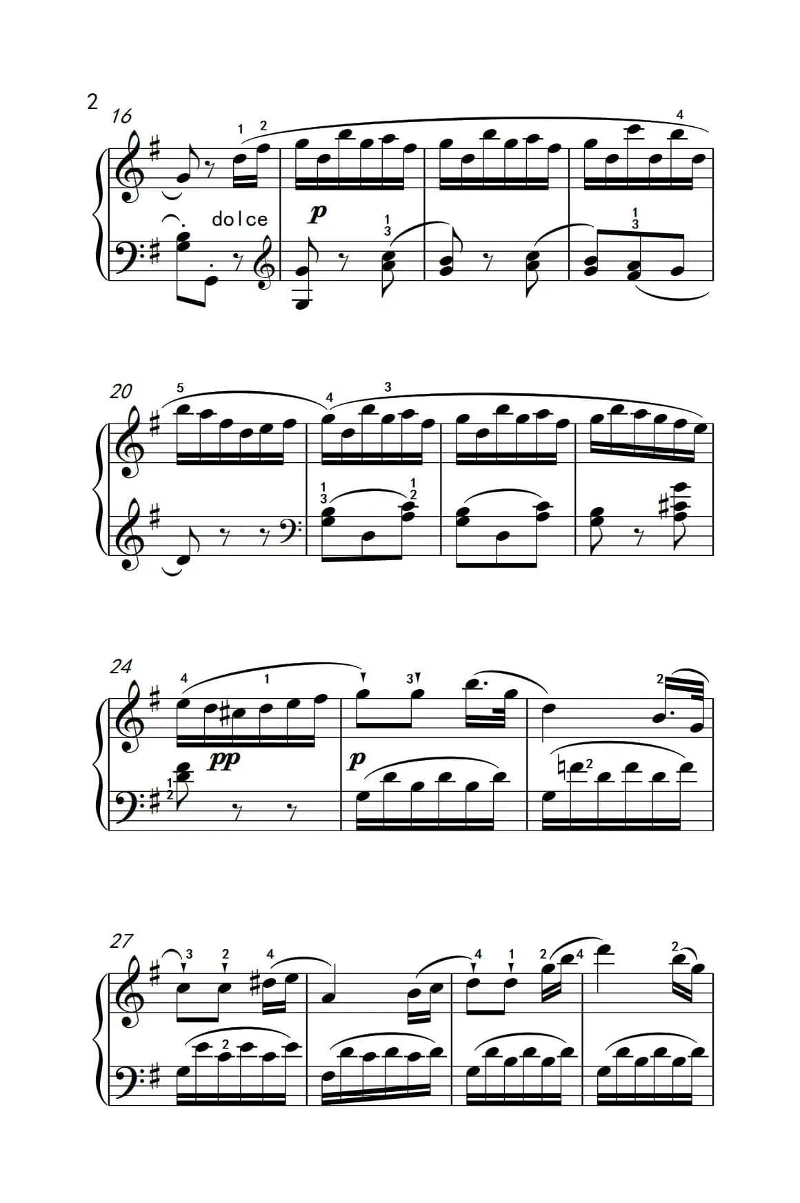 第四级 2.回旋曲（中央音乐学院 钢琴（业余）考级教程 4-6级）