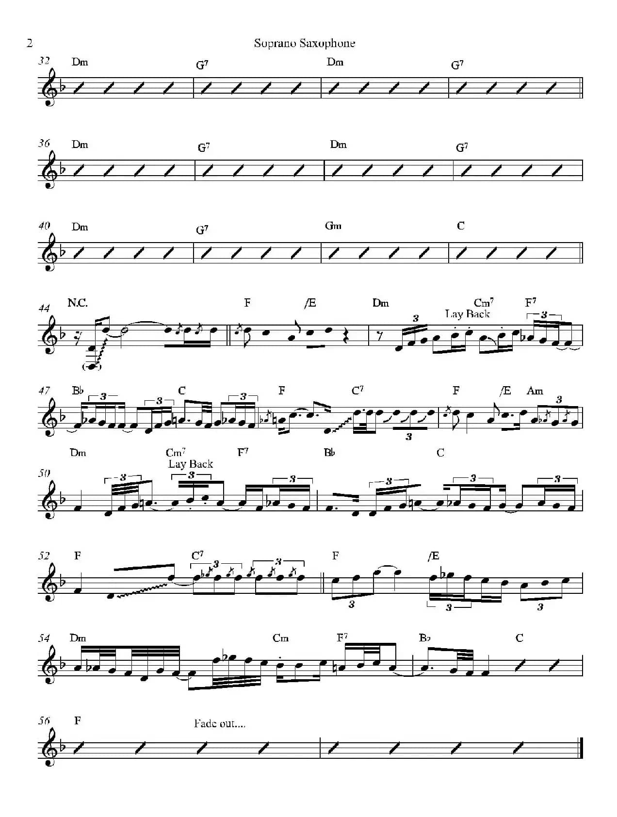 When A Man Loves A Woman（高音萨克斯）