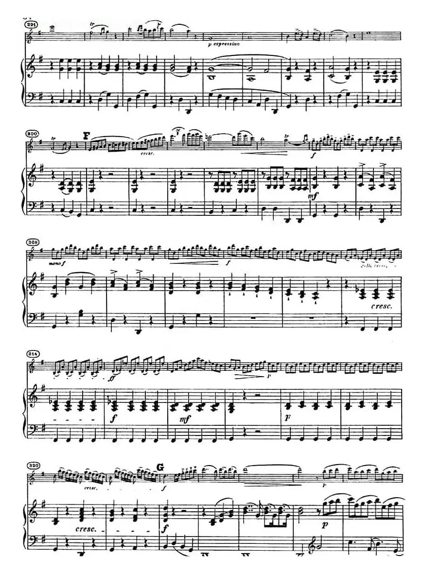 第二十三协奏曲（G大调、小提琴+钢琴伴奏）