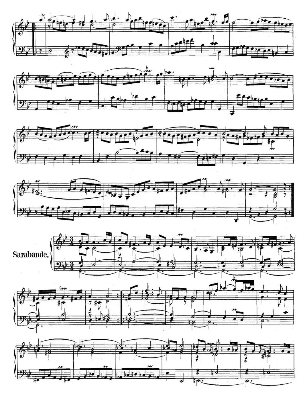 英国组曲No.3 巴赫 g小调 3rd Suite BWV 808