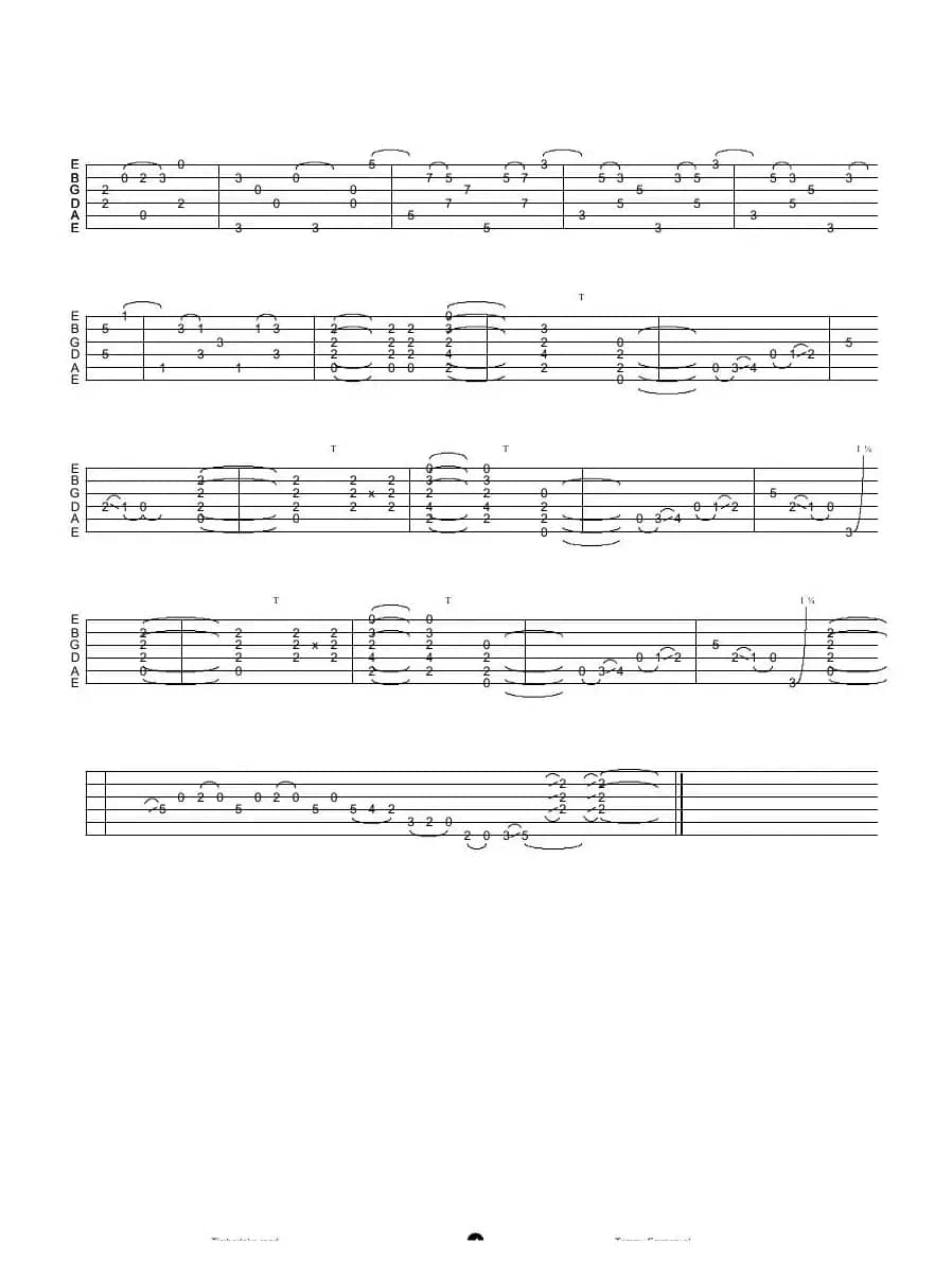 tommy emmanuel：timberlake road（指弹吉它）