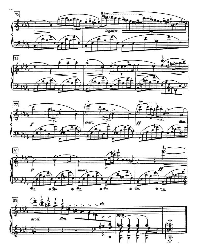 钢琴教程第七级 中外乐曲（夜曲 Op.9 No.1）