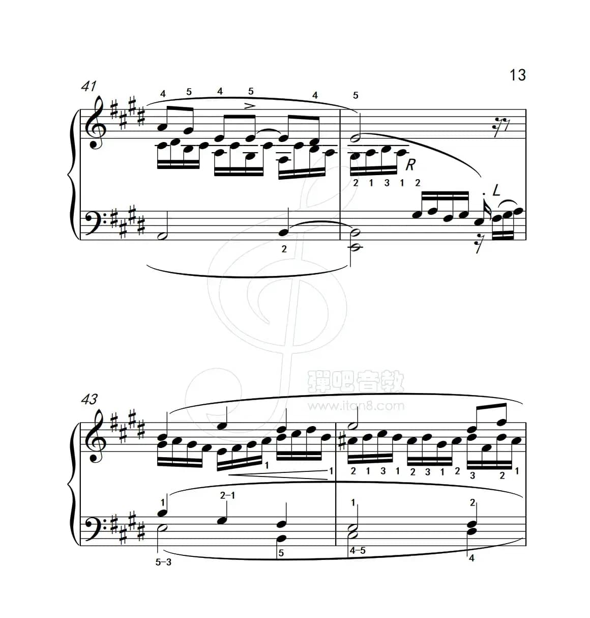 练习曲 56（克拉莫钢琴练习曲60首）