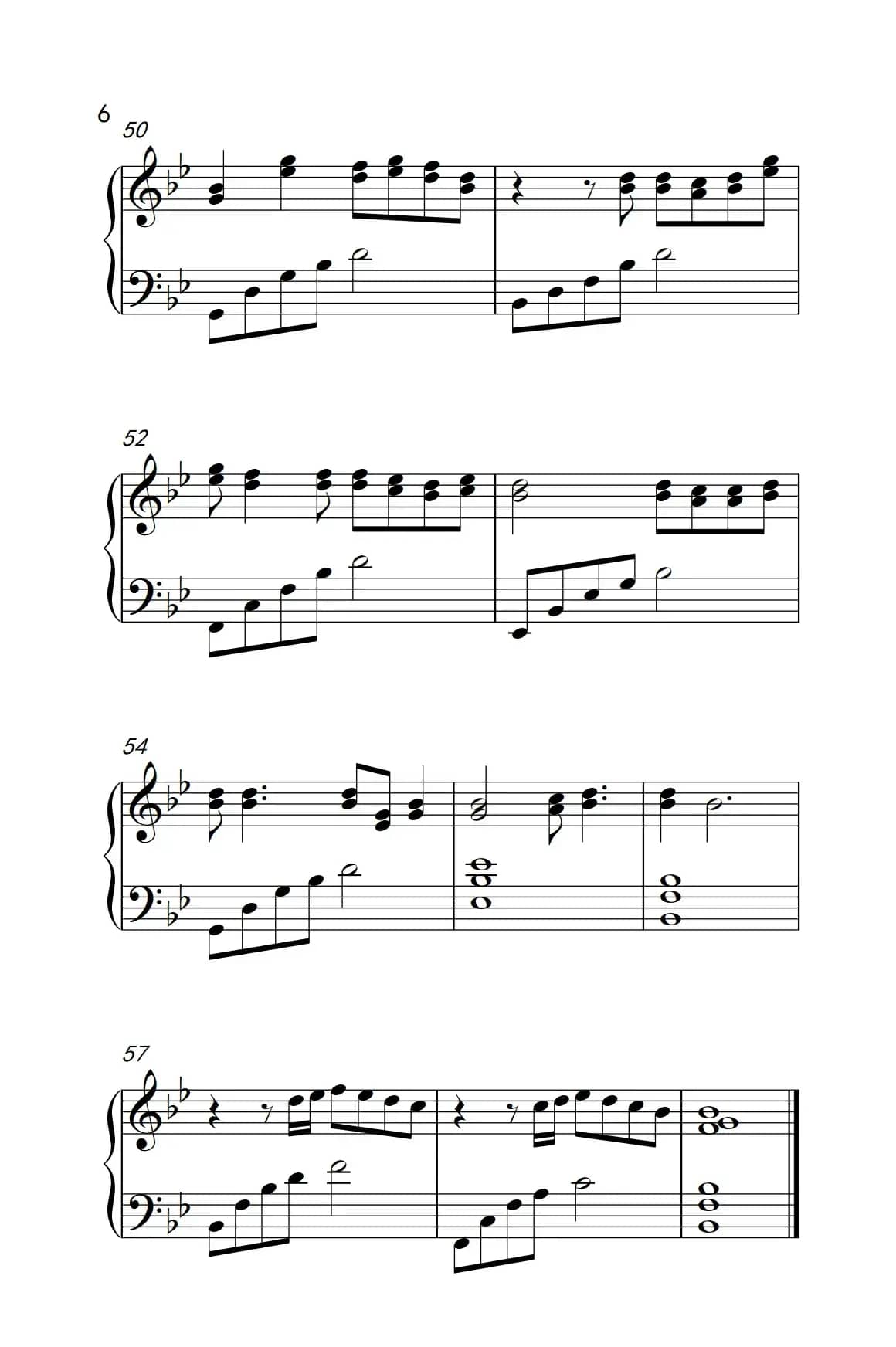 他一定很爱你（《弹吧音教》制谱版）