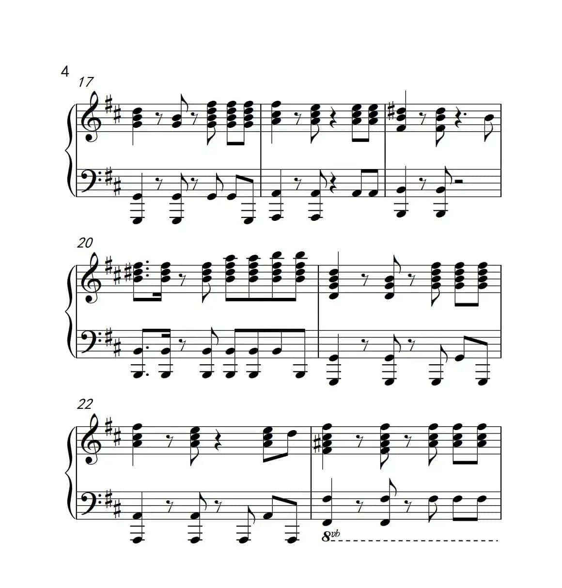 江南style（《弹吧音教》制谱版）