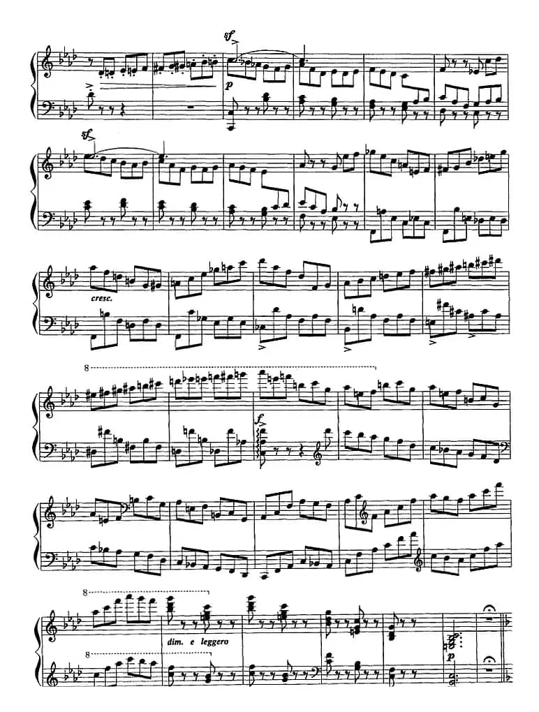 现代钢琴曲：7、即兴曲（Op.31，No.27）