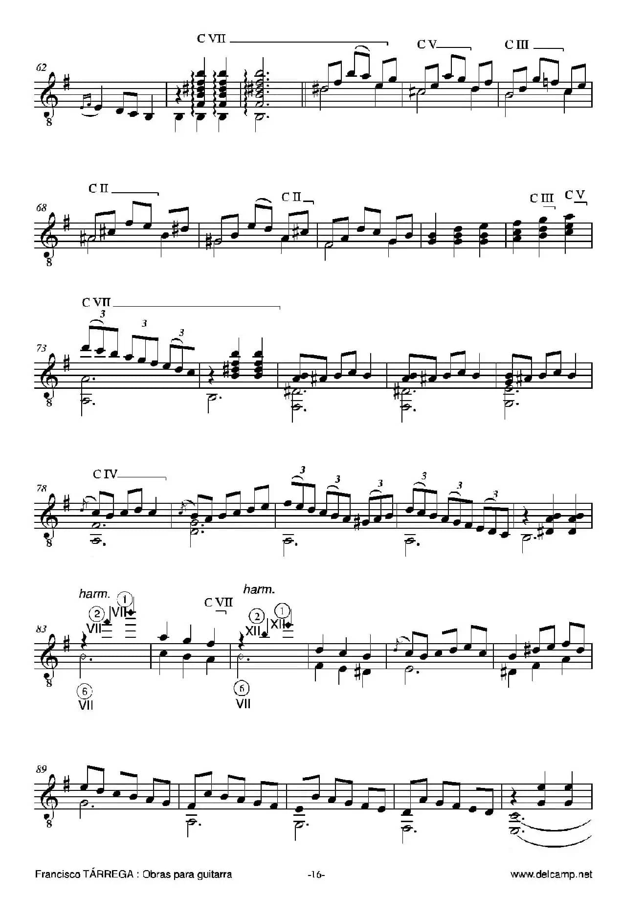 《塔雷加作品全集》第1部分（古典吉他）