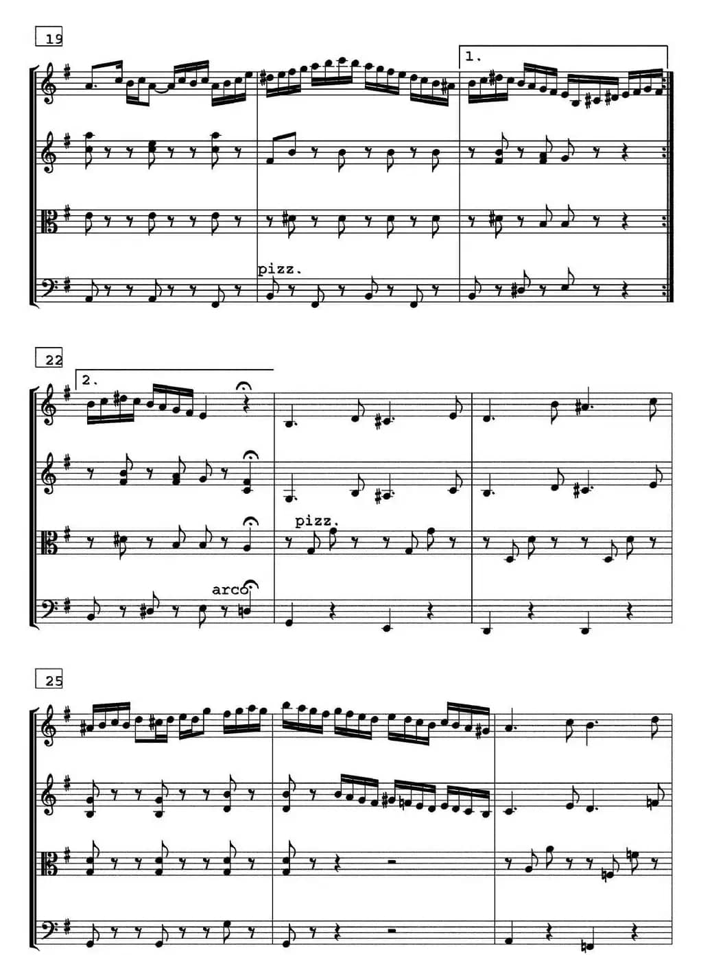 HORA National dance of Moldaviya（霍拉舞曲、四重奏）