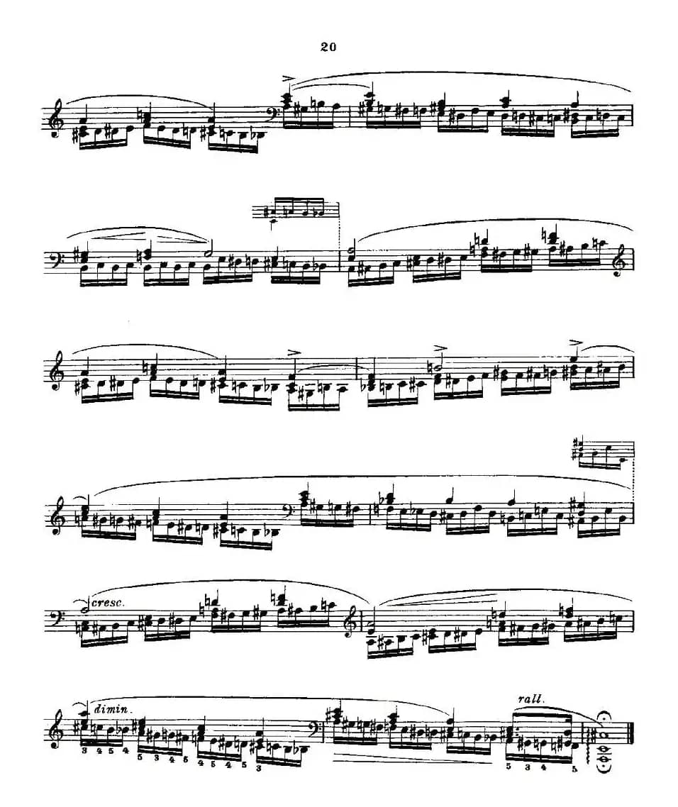 肖邦《练习曲》Fr.Chopin Op.10 No2-1