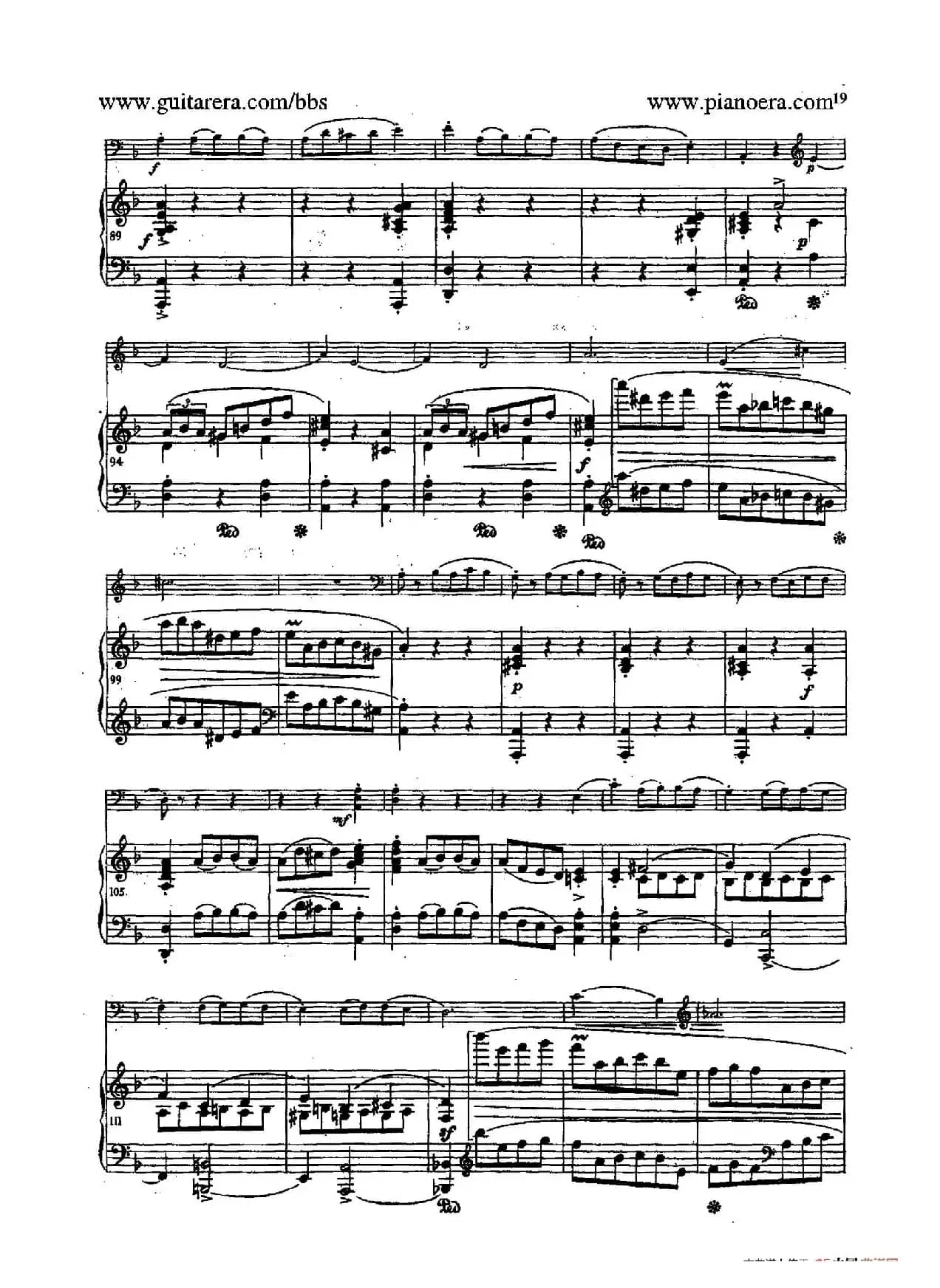 Sonata for Cello and Piano in g Minor Op.65（g小调大提琴奏鸣曲·大提琴+钢琴）