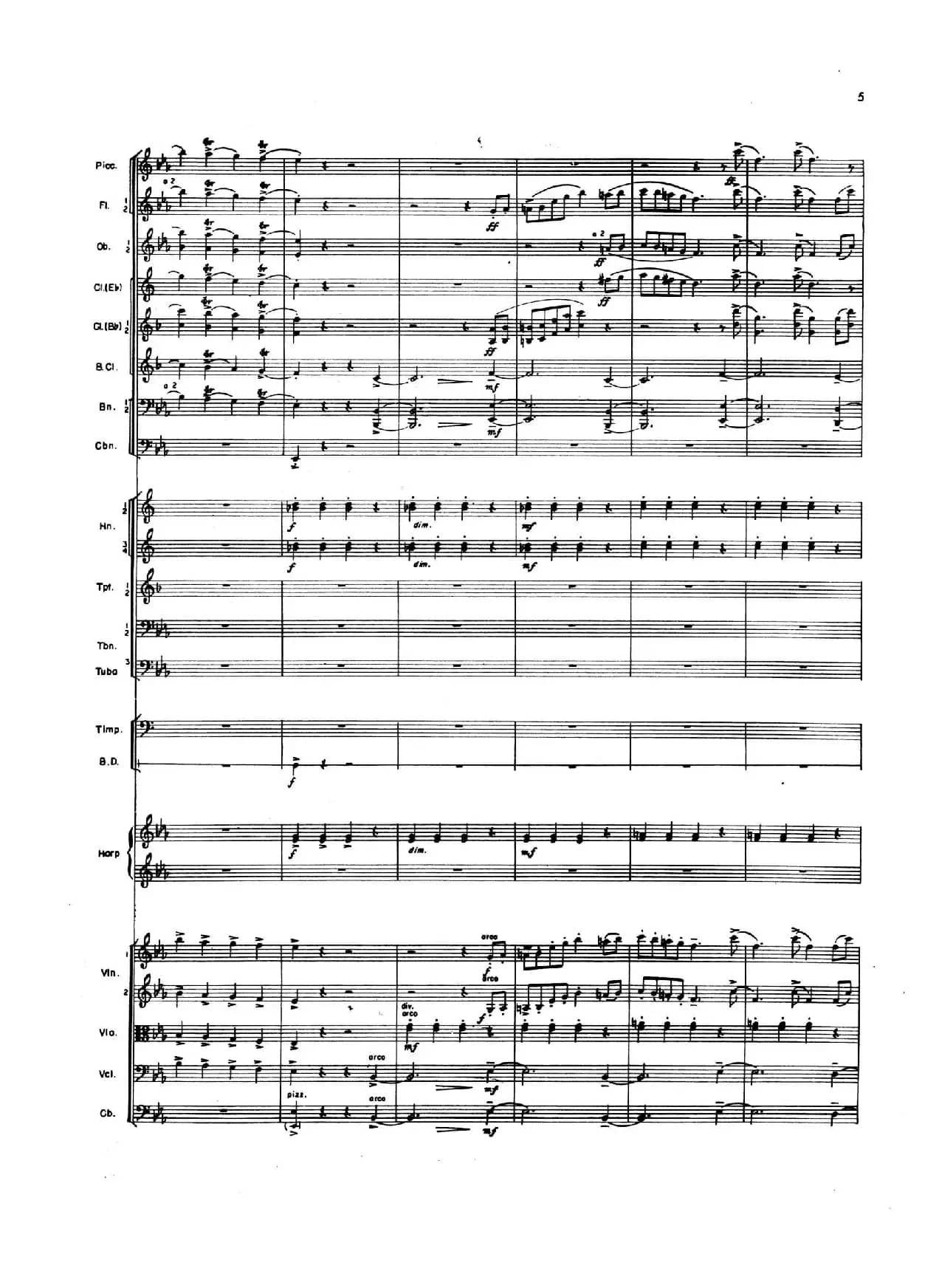 OVERTURE TO CANDIDE（《坎迪德》序曲）（交响乐总谱）