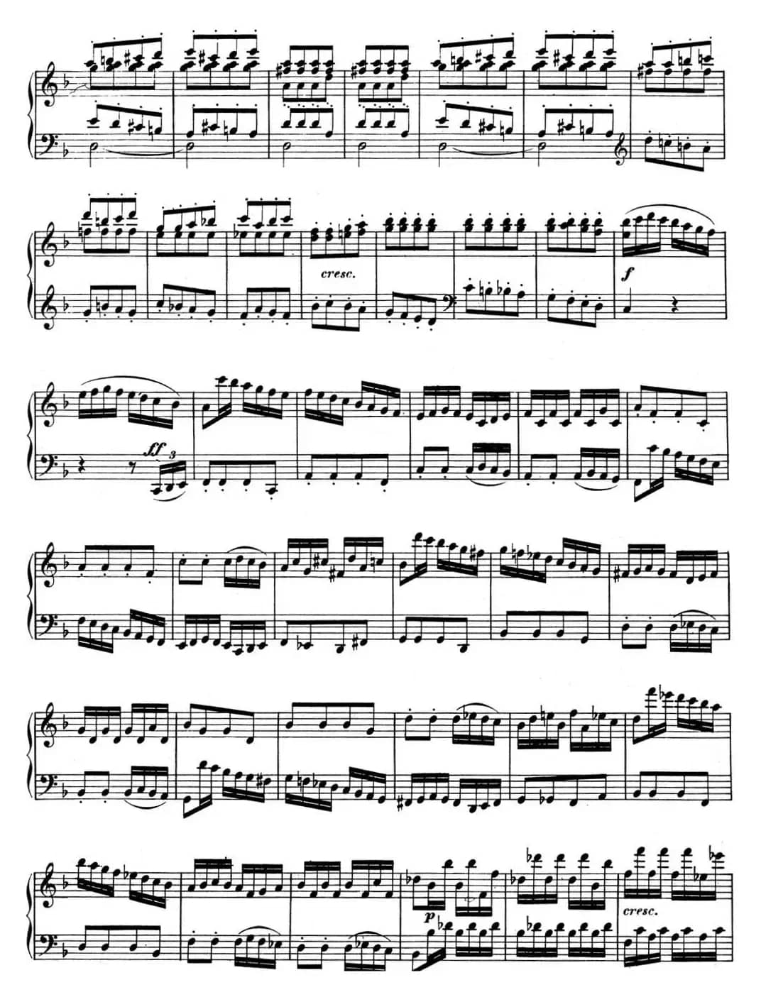 贝多芬钢琴奏鸣曲06 F大调 Op.10 No.2 F major