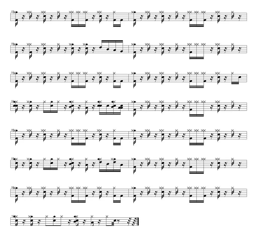 爵士鼓谱：Bon Jovi - Always