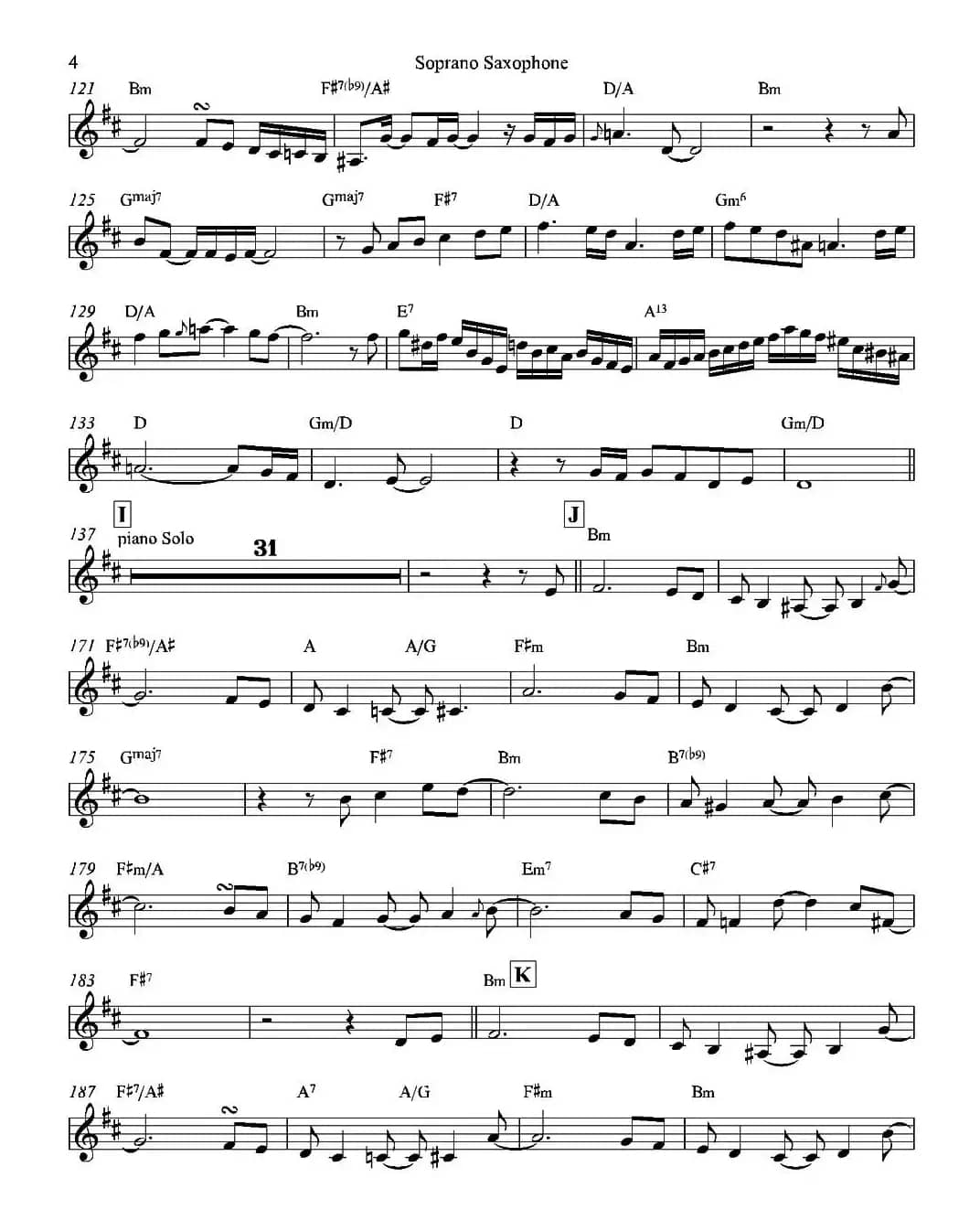 Bossa Real（高音萨克斯）