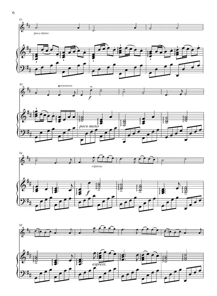 Kanon in D（卡农、小提琴+钢琴）