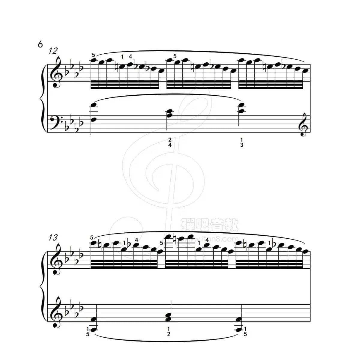 练习曲 13（克拉莫钢琴练习曲60首）