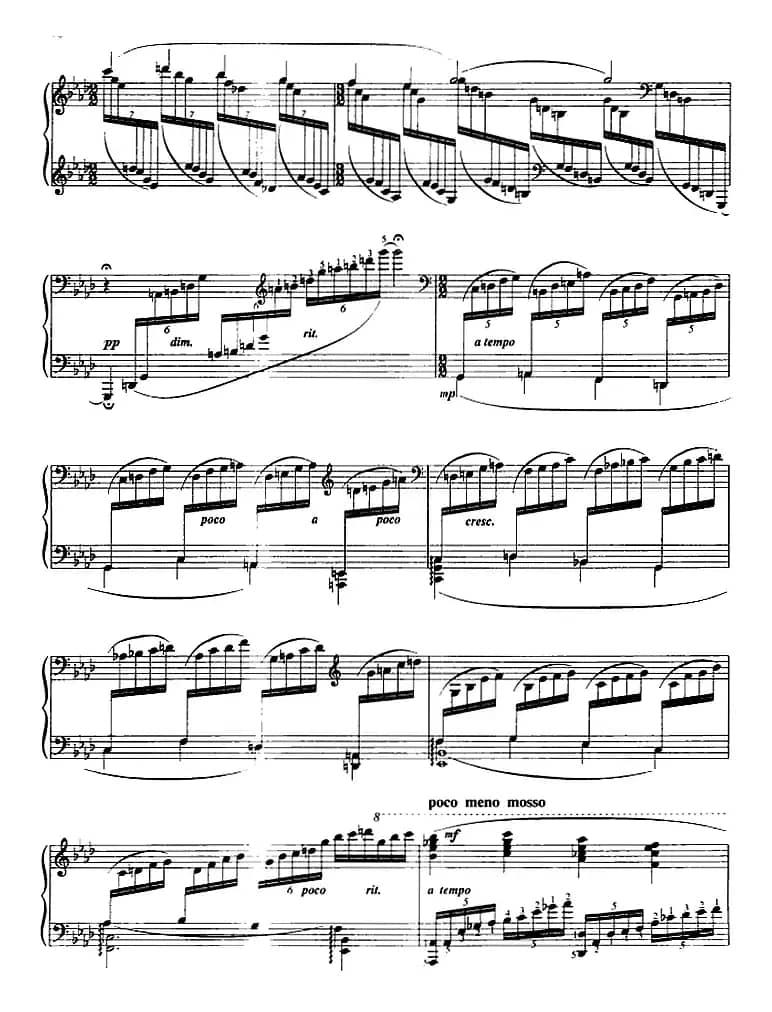 前奏曲六首·（2）幽谷潺音