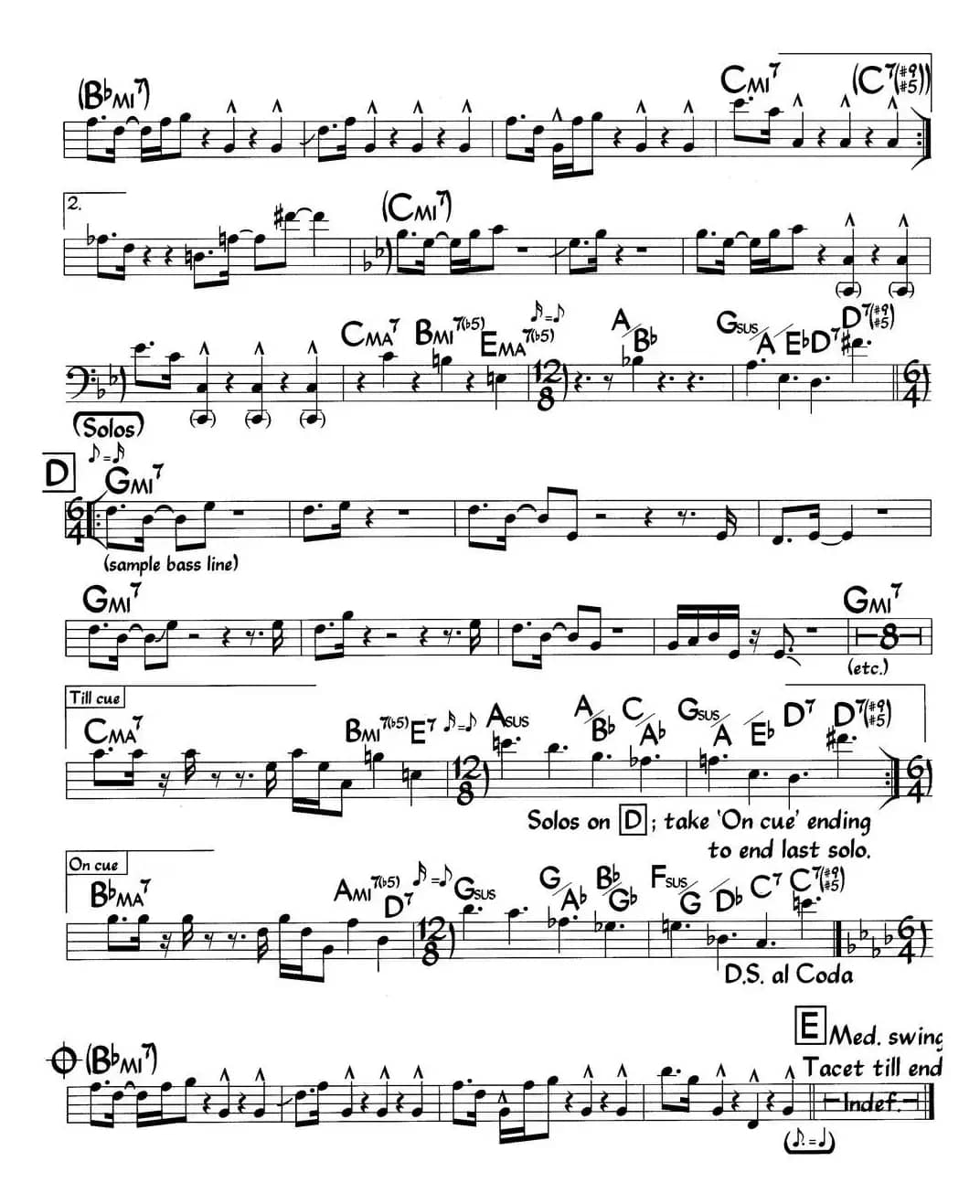 Escher Sketch(Bass)（爵士钢琴曲）