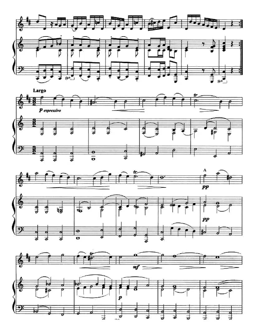 奏鸣曲第六首（小号+钢琴伴奏）