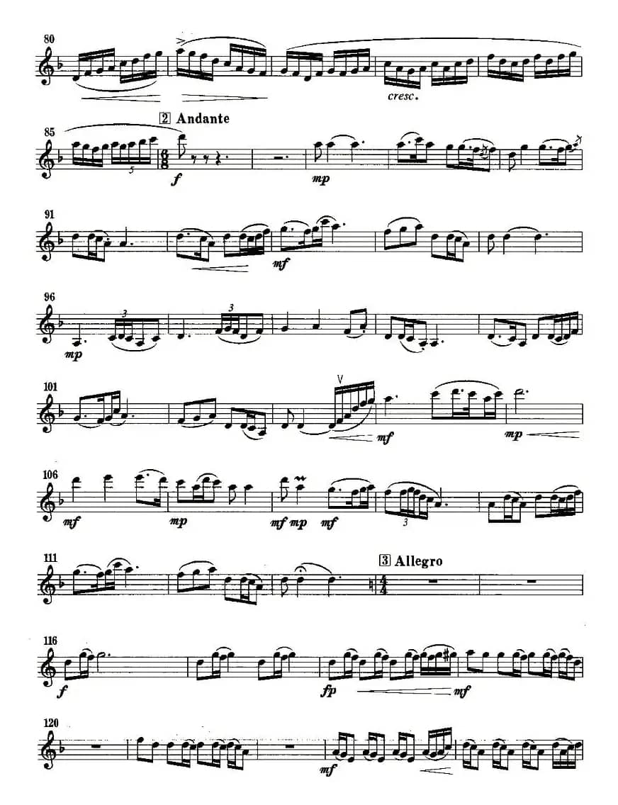 边疆的田野（单簧管）