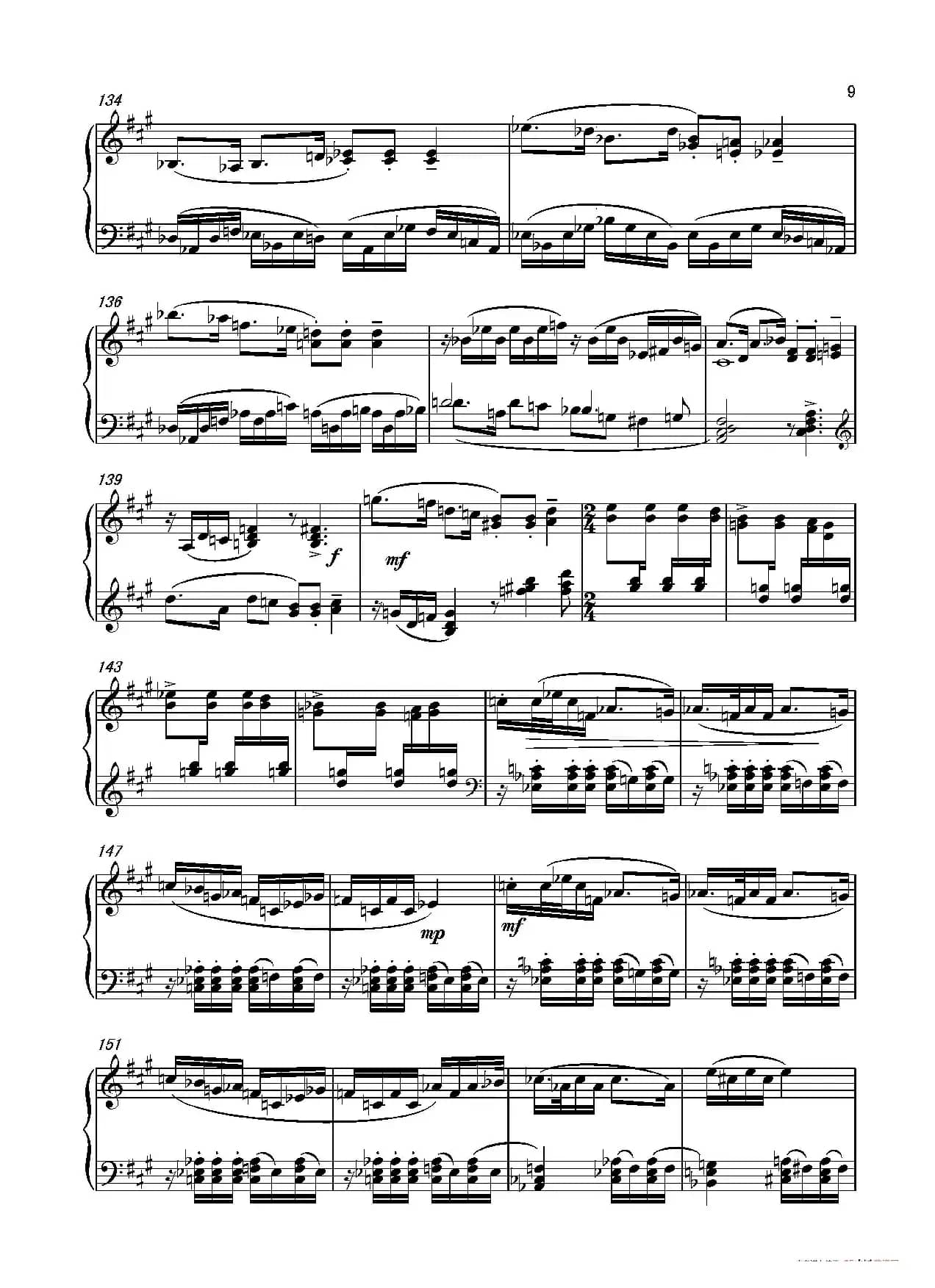 第六钢琴奏鸣曲Piano Sonata No.6（单乐章）