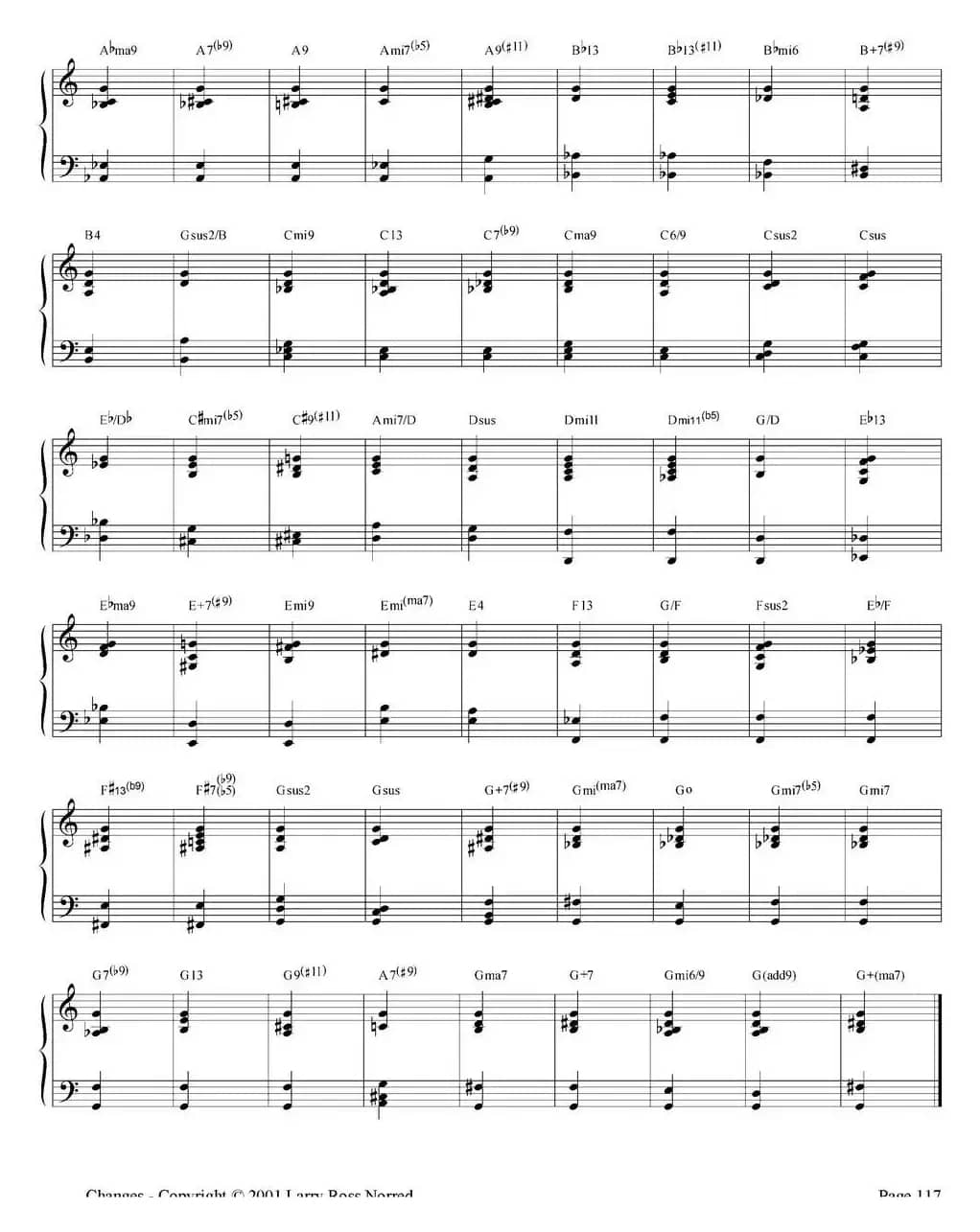 Changes（爵士乐和弦教材）（P101-125）