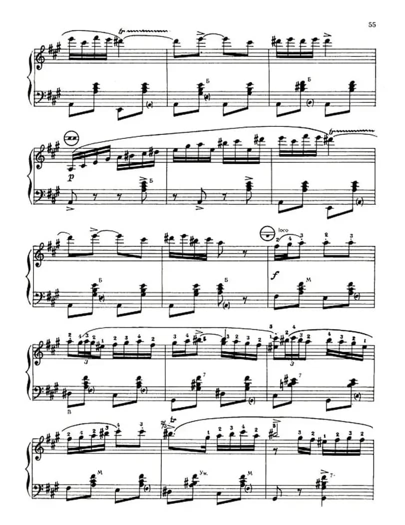 春天（俄罗斯原版曲谱）