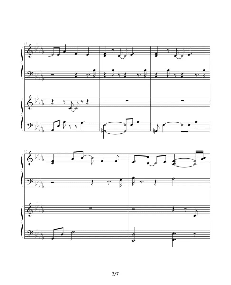 ignited（双钢琴）