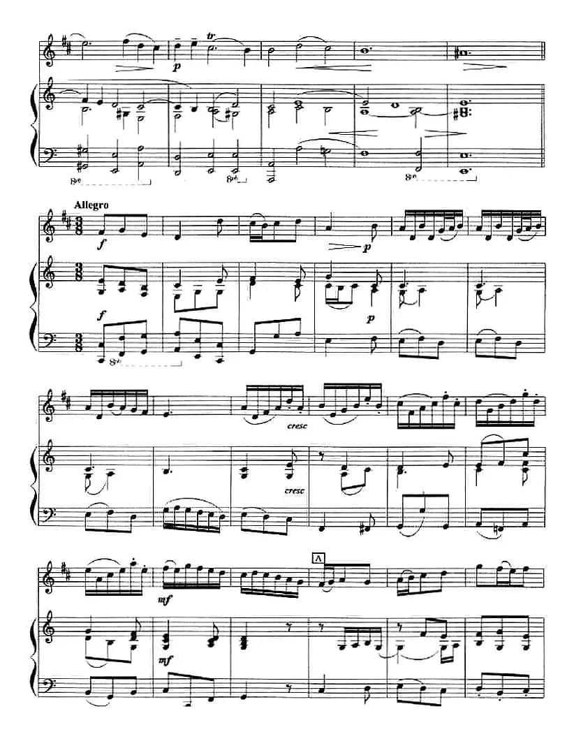 奏鸣曲第六首（小号+钢琴伴奏）