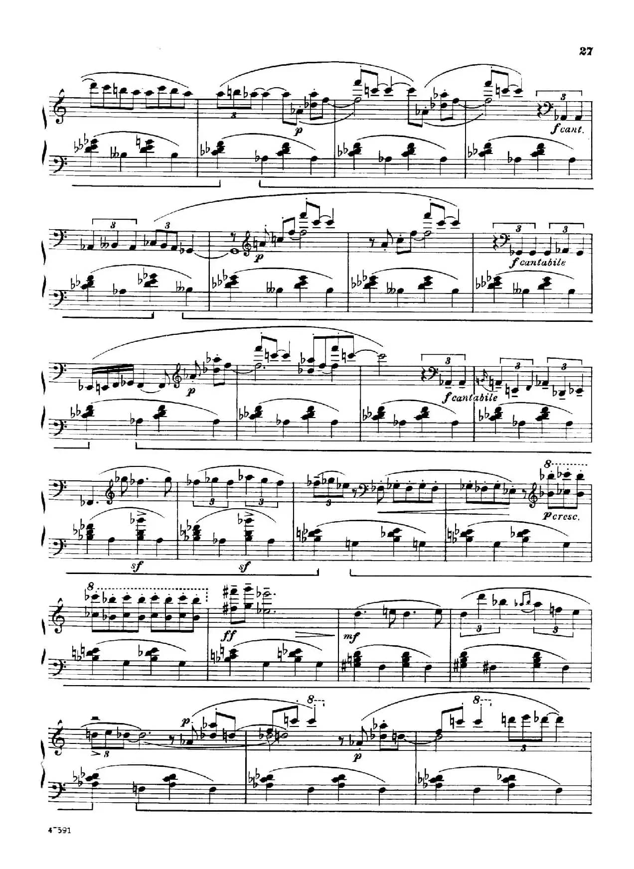 Piano Sonata in E-flat Major Op.95（降E大调钢琴奏鸣曲·Ⅱ）
