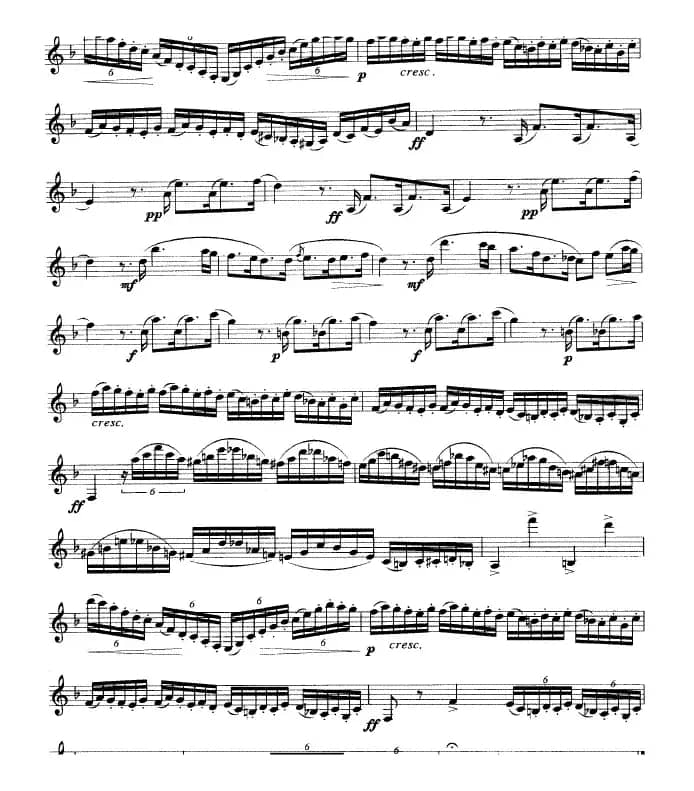 黑管练习曲第六首（《练习曲》之11）