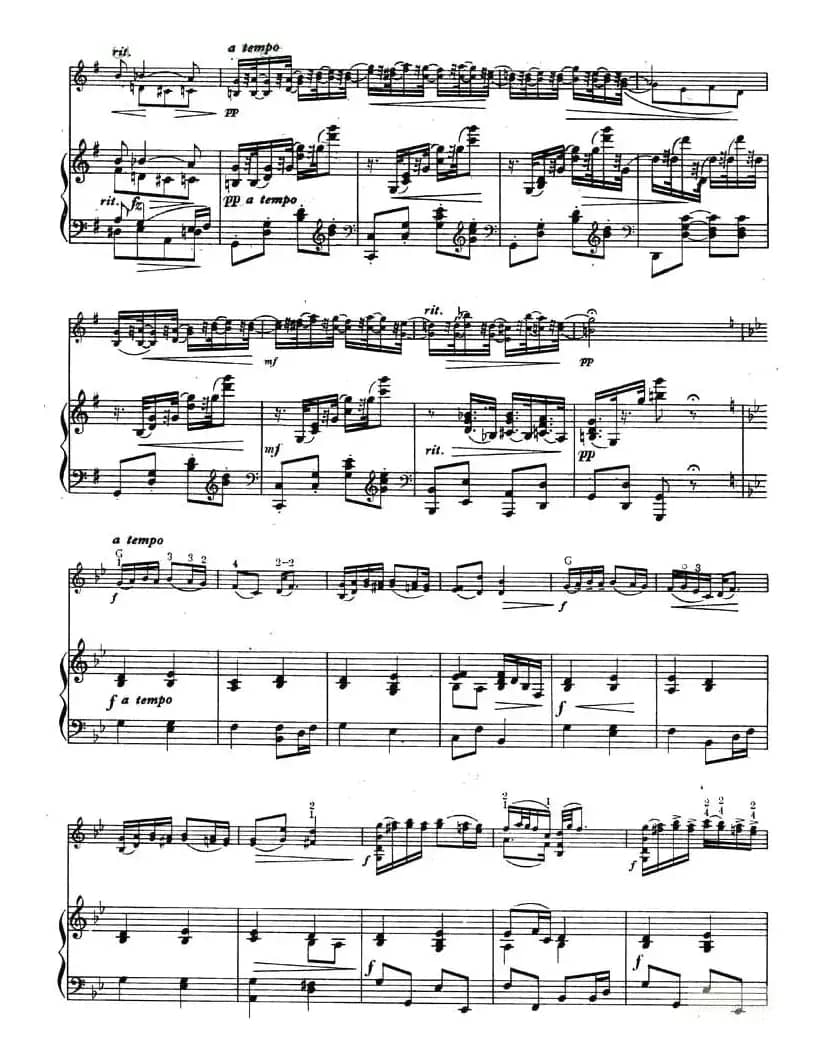 幽默曲（小提琴+钢琴伴奏）