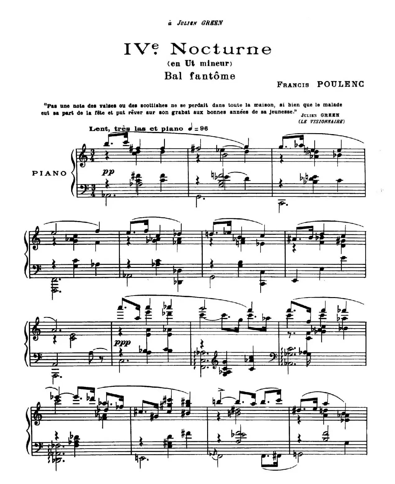 Eight Nocturnes （8首夜曲·Ⅳ）