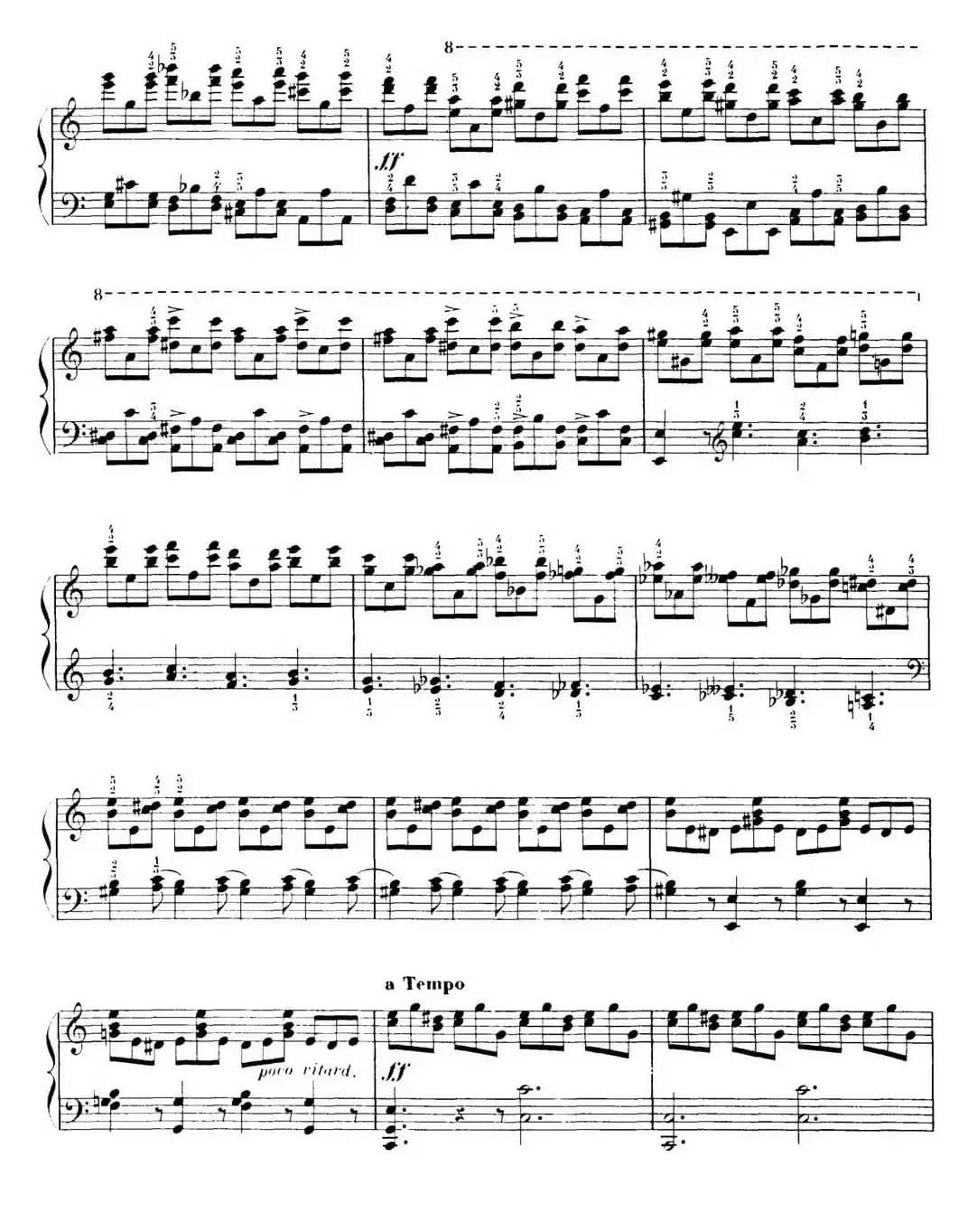 15 Etudes de Virtuosité Op.72 No.8(十五首钢琴练习曲之八)