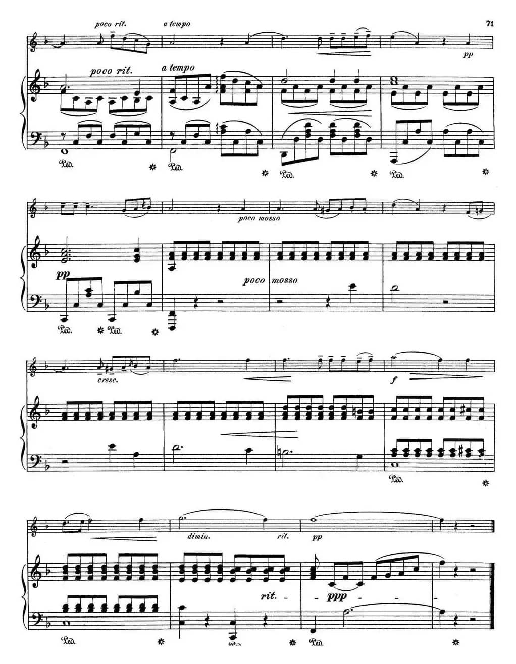 25首小提琴曲合集：Albumblatt.（Album Leaf.）（RICHARD JOH.EICHBERG. Op.4）（小提琴+钢琴伴奏）