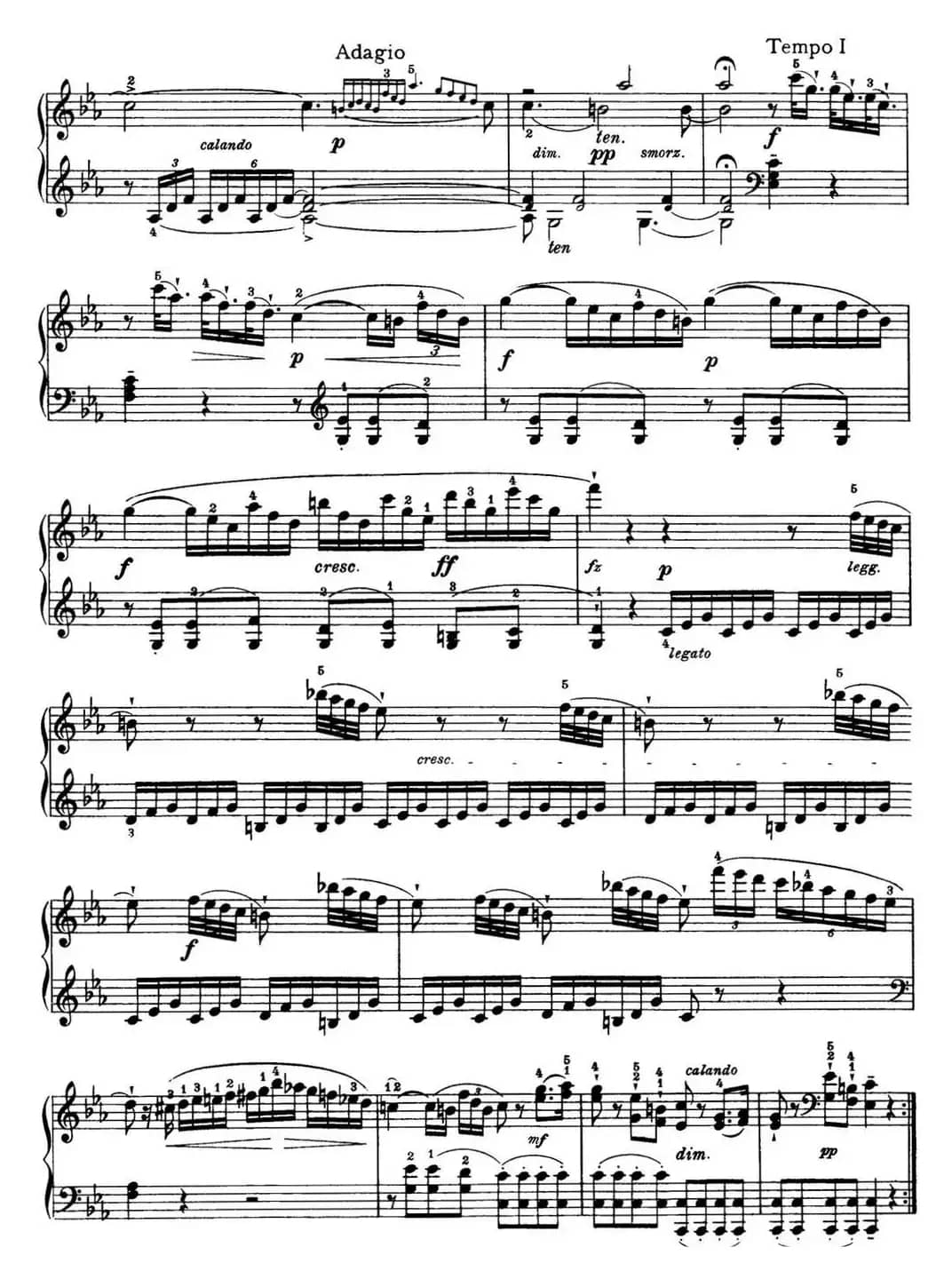 海顿 钢琴奏鸣曲 Hob XVI 20 in C minor