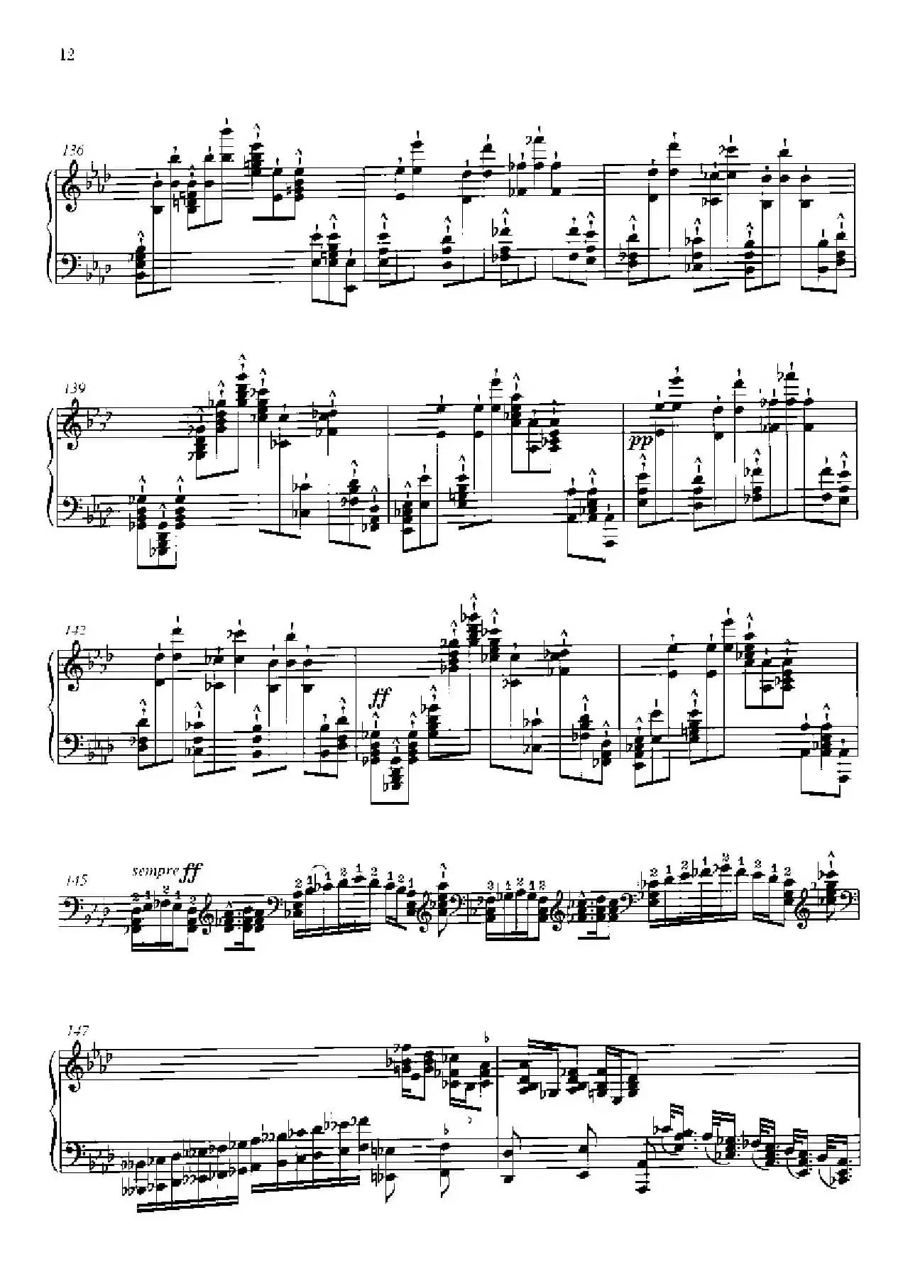 3 Grandes Etudes Op.76 No.1（3首华丽练习曲·1）