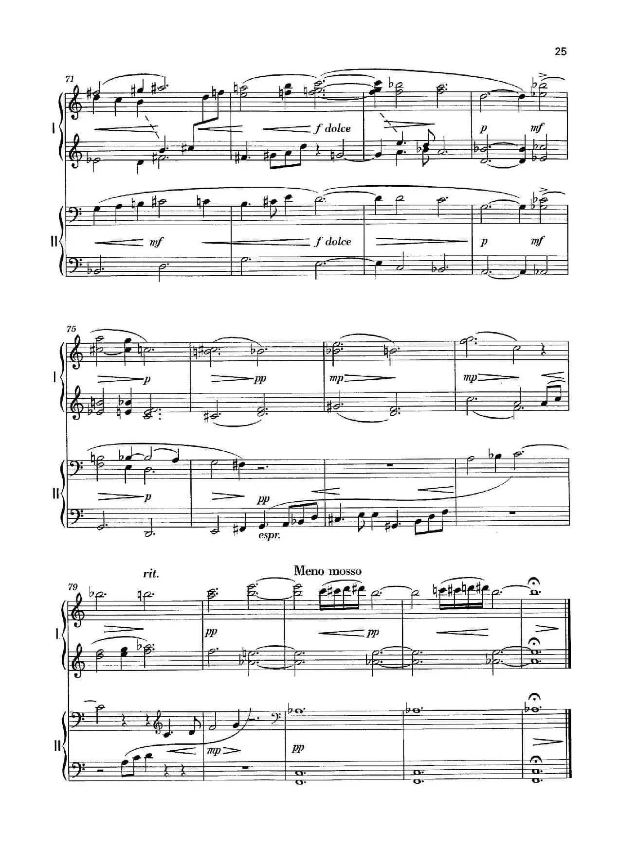 Vier Bagatellen Op.70（4首小品·Ⅲ·四手联弹）